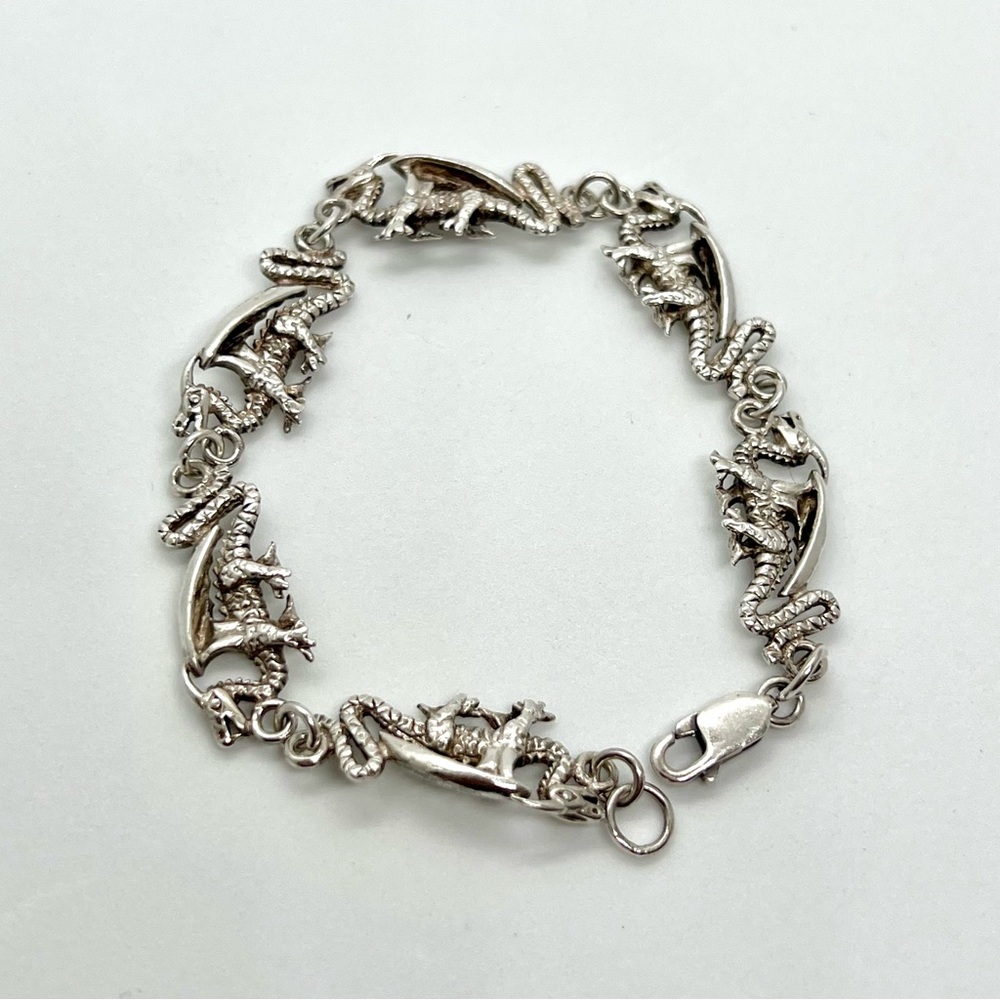 *RARE* DRAGON link bracelet